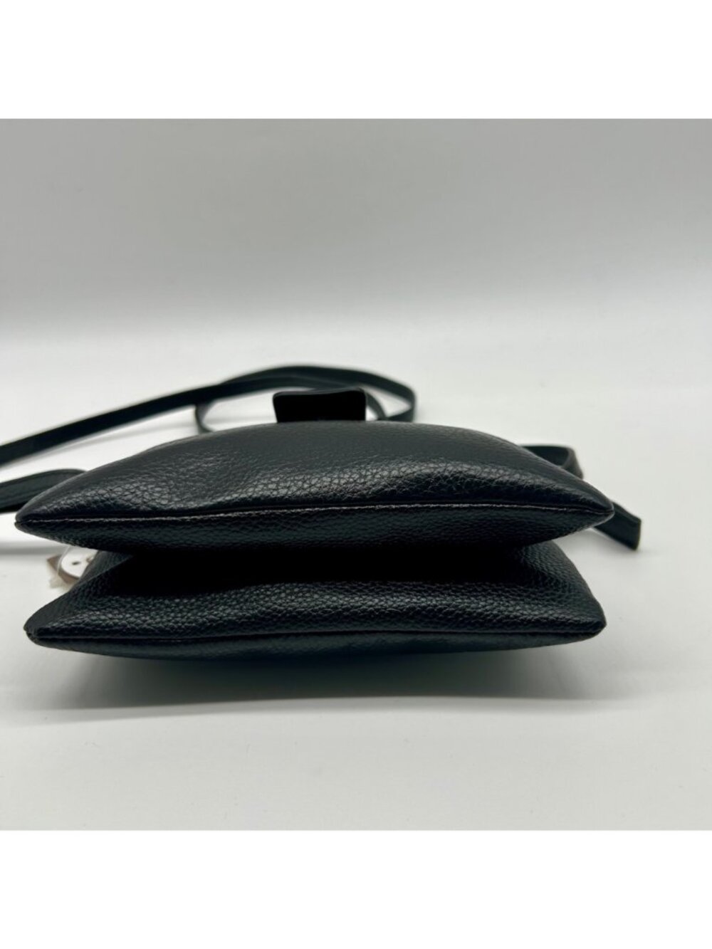 Giani Bernini Black Leather Softy Mini Accordion Crossbody - Picture 5 of 10